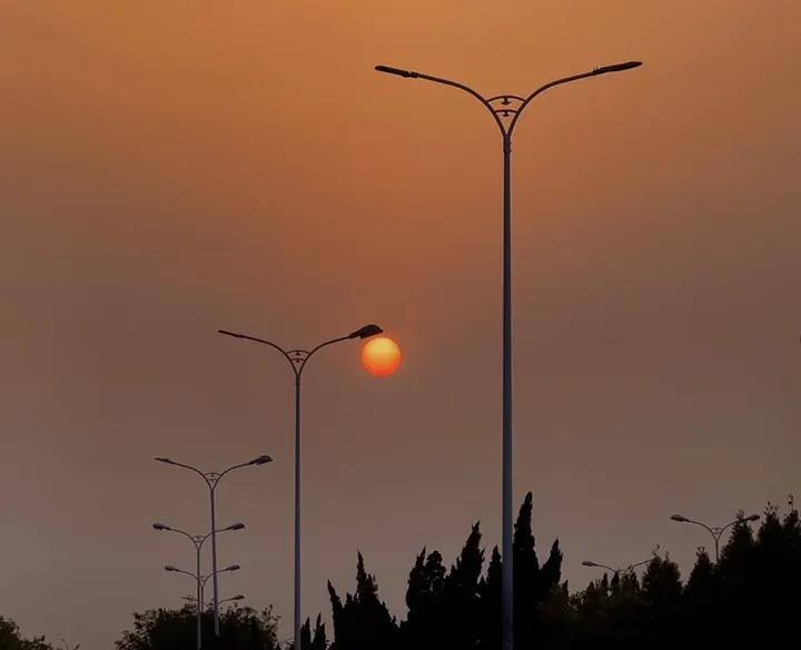 夕阳灯