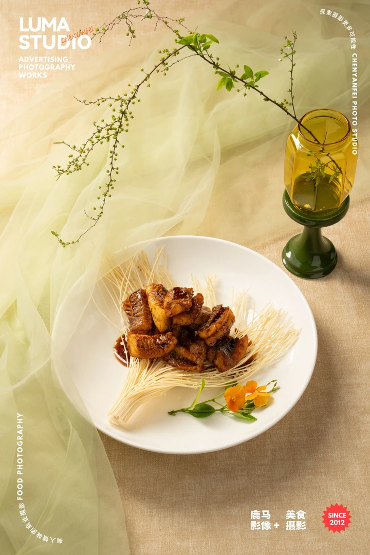 我把宋画气息拍进了这组杭帮菜品摄影里｜杭州美食拍照