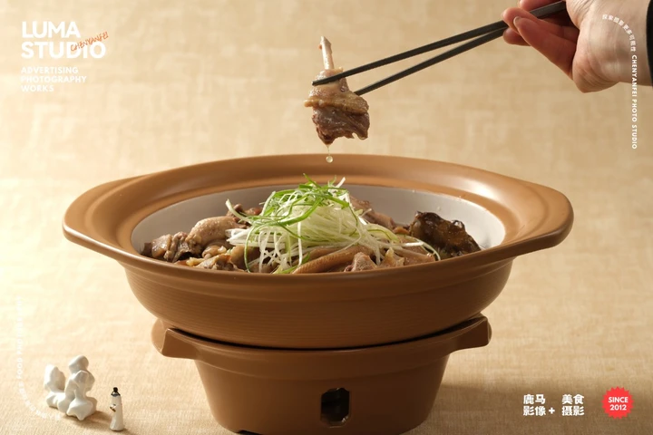 我把宋画气息拍进了这组杭帮菜品摄影里｜杭州美食拍照