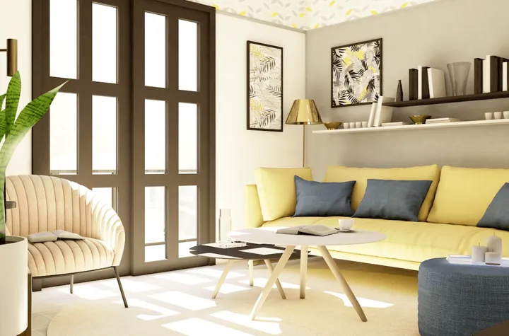 今年最受欢迎的半开放式客厅,这样装才对味!