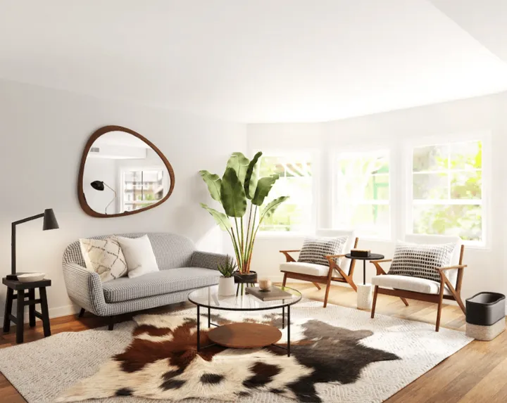 今年最受欢迎的半开放式客厅,这样装才对味!