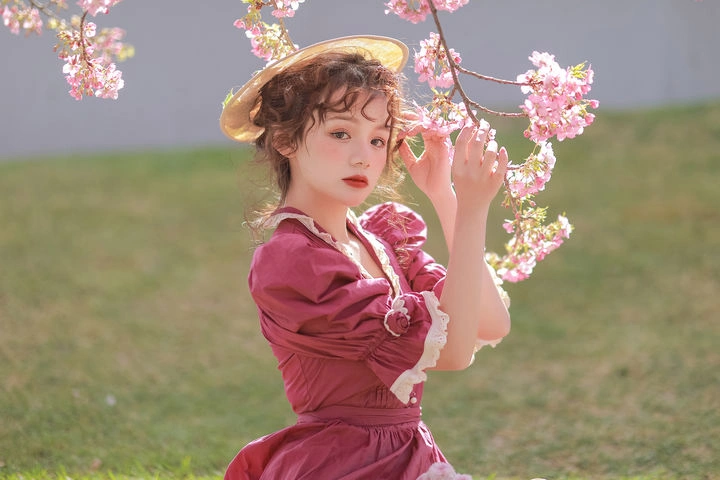 适合赏樱花的穿搭