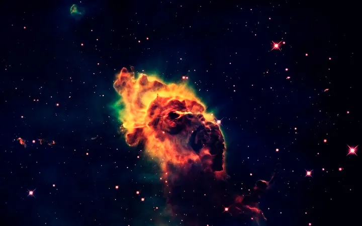 宇宙中的奇妙光线