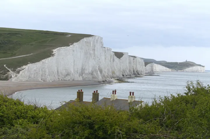 抹茶慕斯般的英国白崖