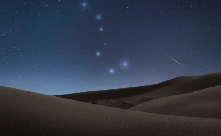 绚丽缤纷的彩色沙漠