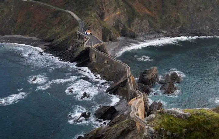 西班牙北部的龙脊海岸