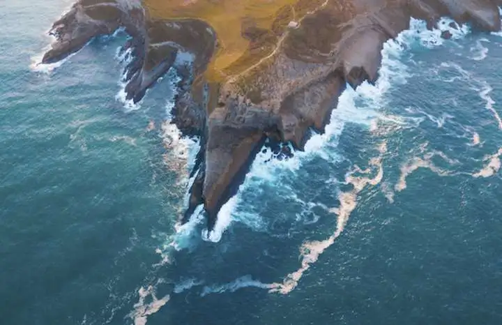 西班牙北部的龙脊海岸