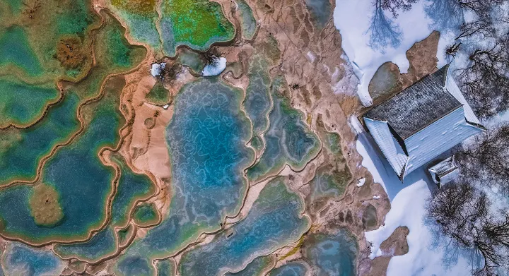 从地下浸开的“花”