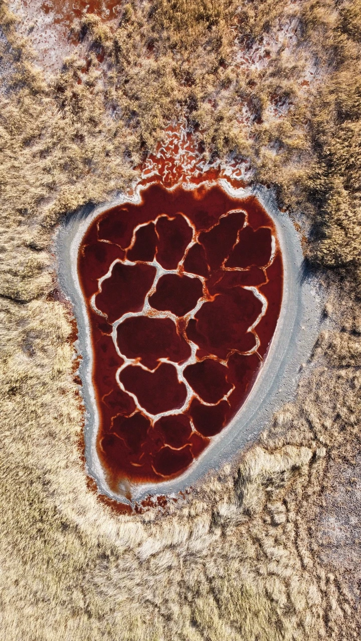 火红的“地球之心”