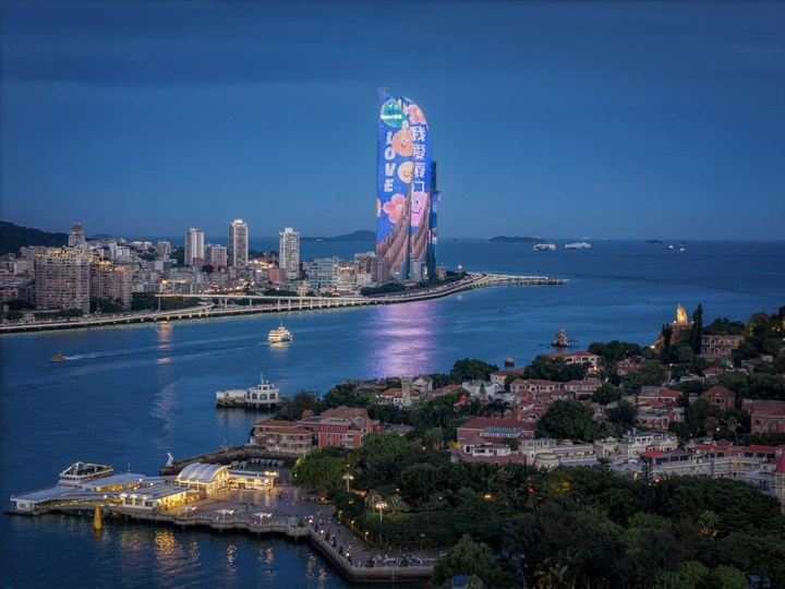 双子塔闪耀厦门