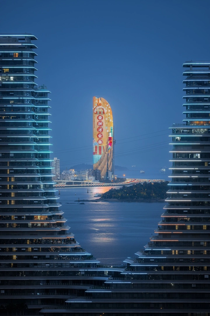 双子塔闪耀厦门