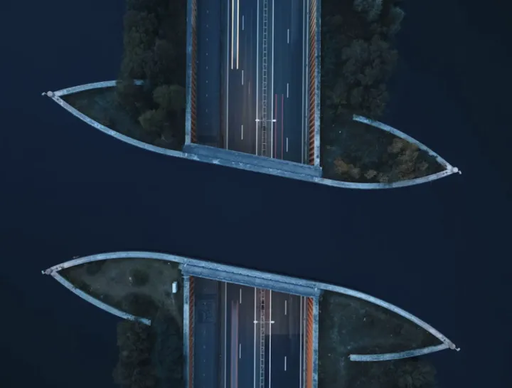 探访荷兰的水上奇迹:费吕沃湖水道桥