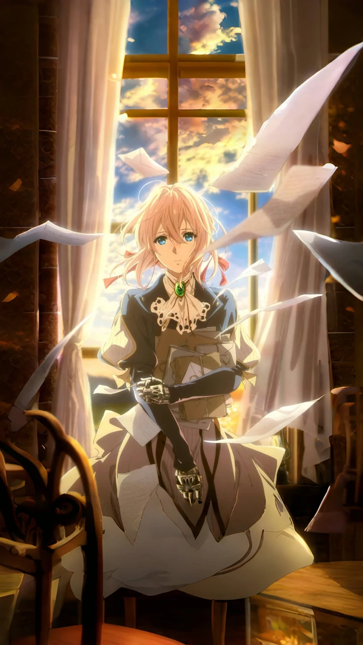 动漫女主是机械手臂？