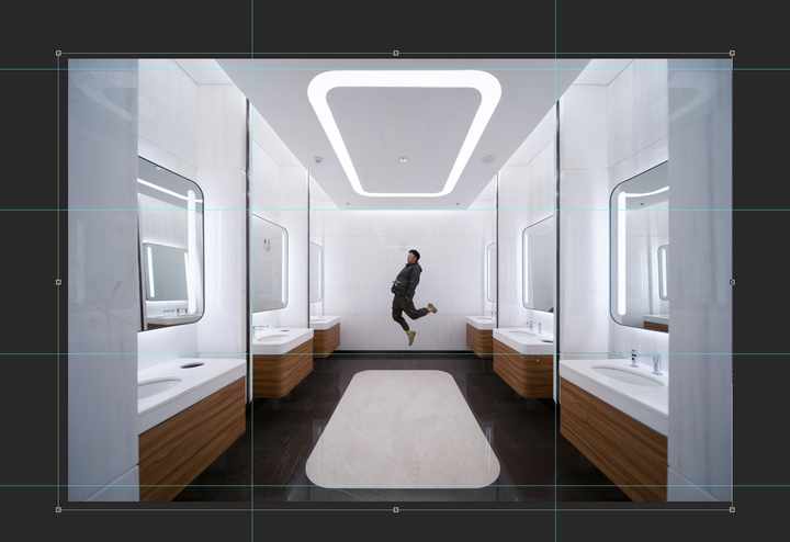昆明恒隆广场拍摄实录：充满未来感的洗手间
