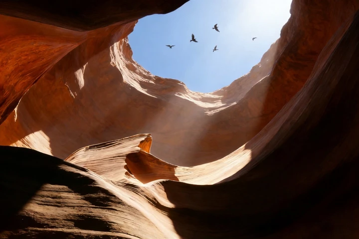 峡谷回响：天地与心的私语