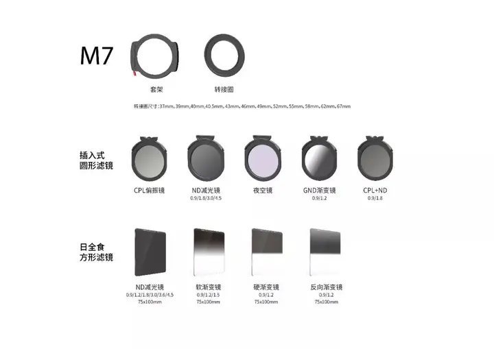 Haida M7 滤镜系统，微单系统的不二之选！