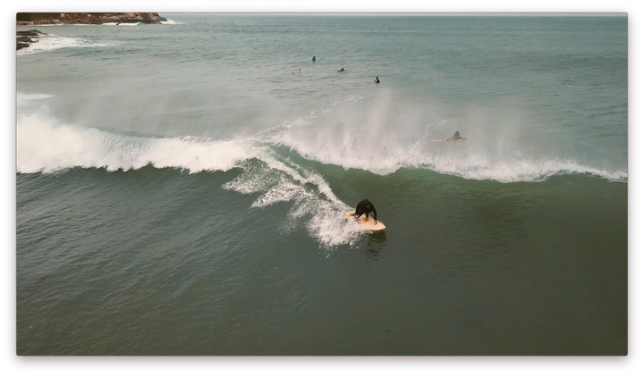 如何拍出一张或一道冲浪完整的画面？