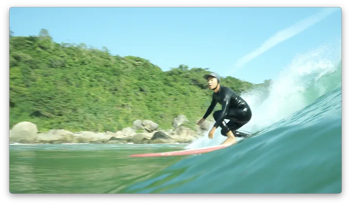 如何拍出一张或一道冲浪完整的画面？