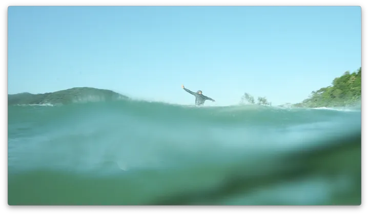 如何拍出一张或一道冲浪完整的画面？