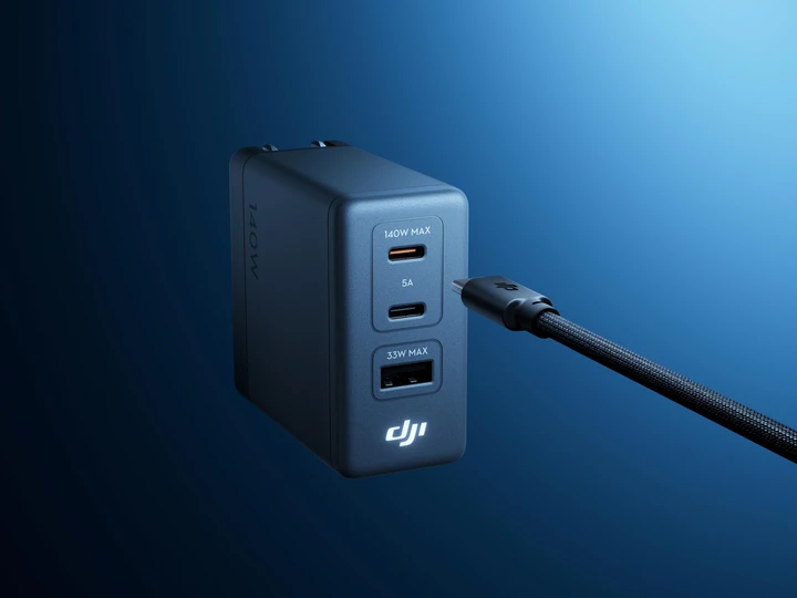 大疆储能正式发布首款高效能 DJI Power 140W 氮化镓充电器:高能尽显