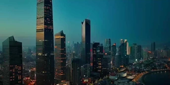 城市的蓝色
