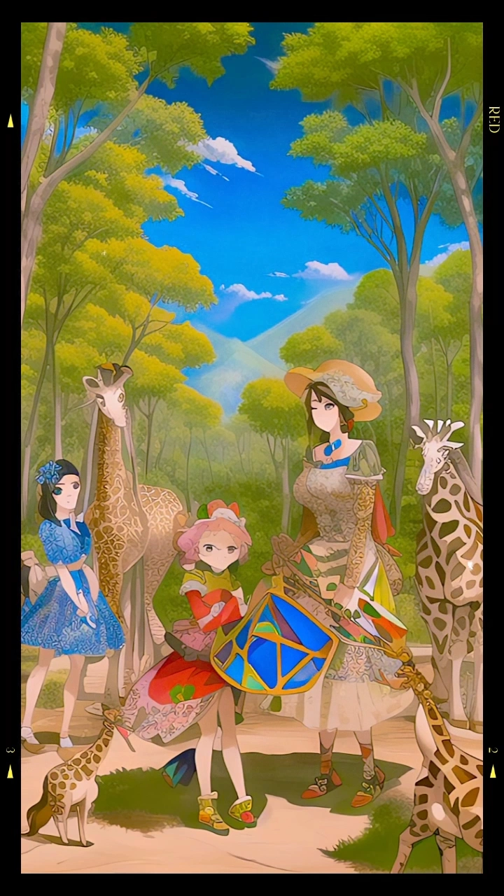 AI生成：春天里的森林party