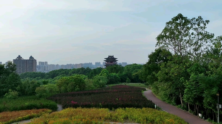 青山绿水环绕美丽夷陵