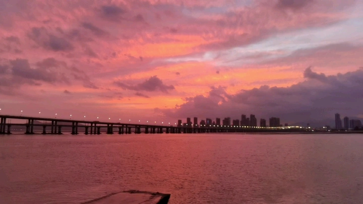 浪漫的晚霞