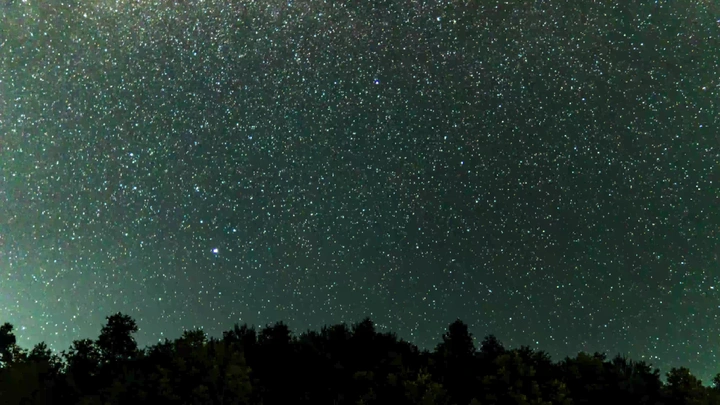 楼顶的星空