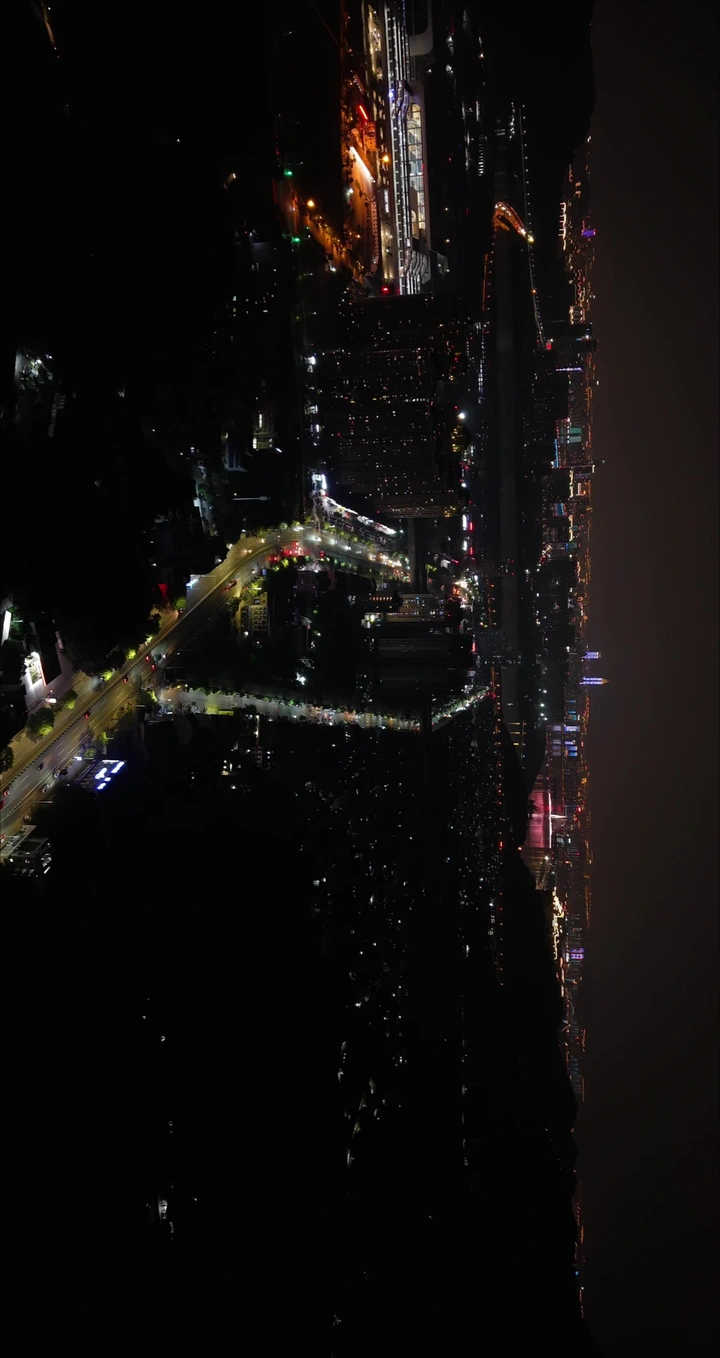 大疆air2s夜景拍摄效果