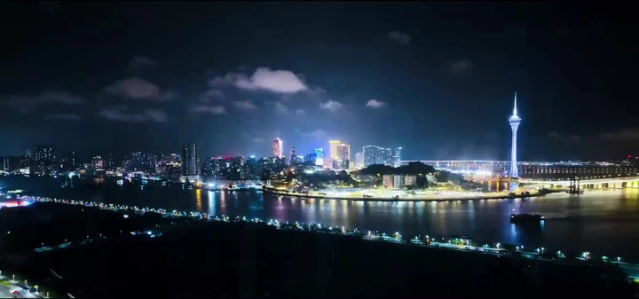远眺澳门
