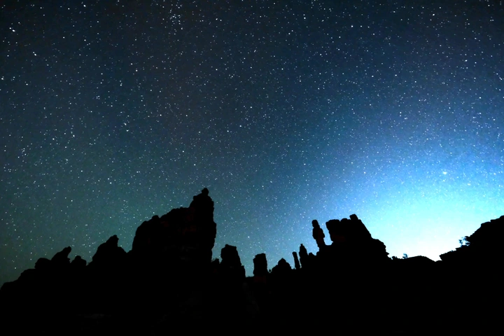 土林北极星星轨