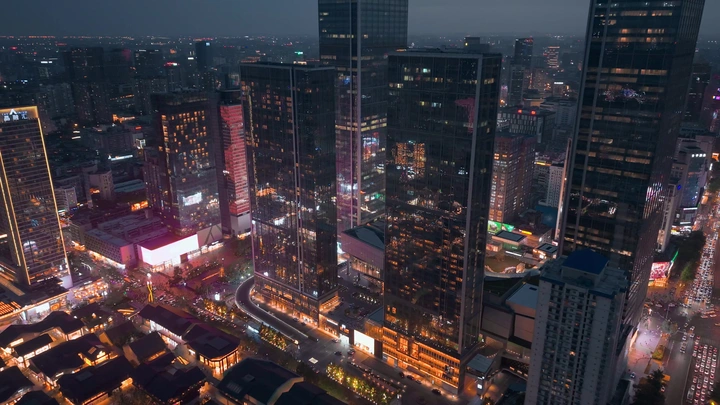 这就是成都的极致城市夜景🌃🌃🌃