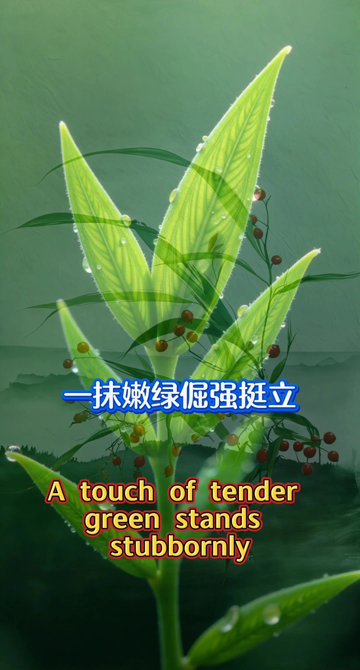 石缝间的草