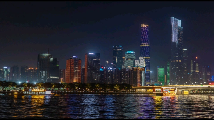 珠江夜景延时