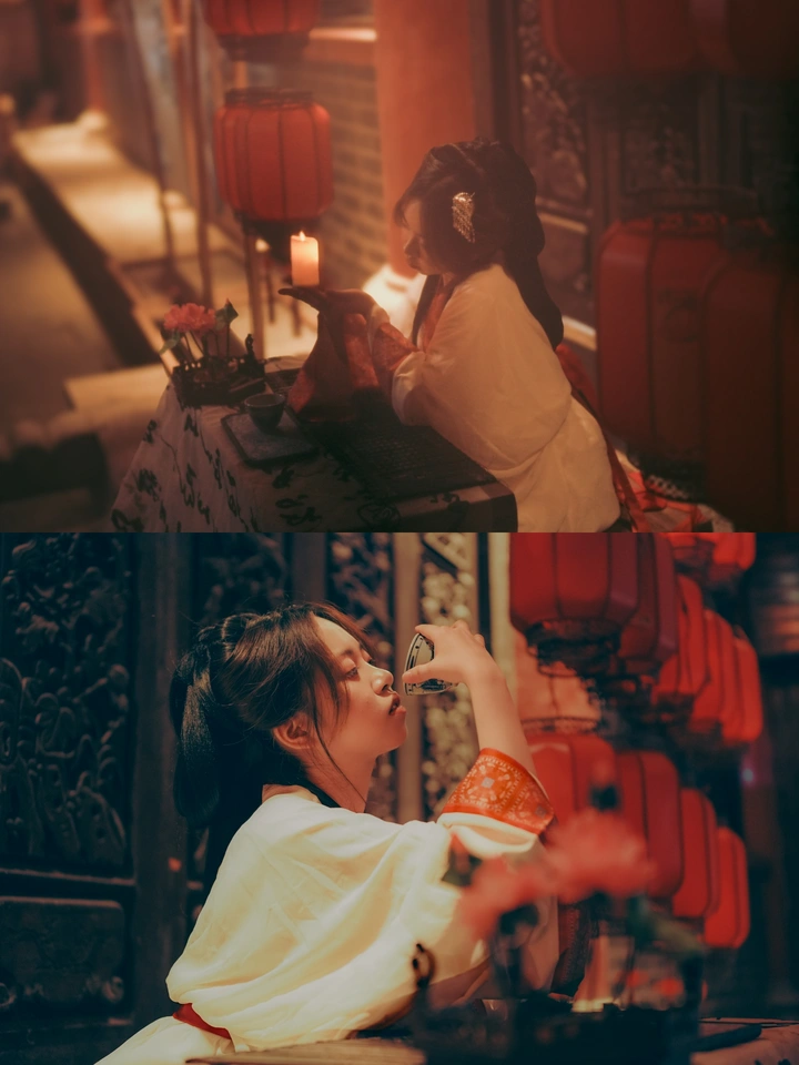 袍袖轻舞，古风盎然