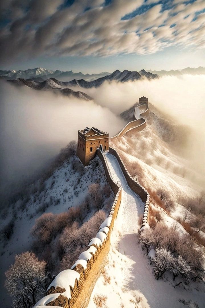 雪后长城