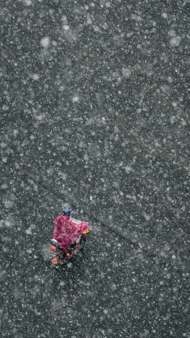 初雪.路人