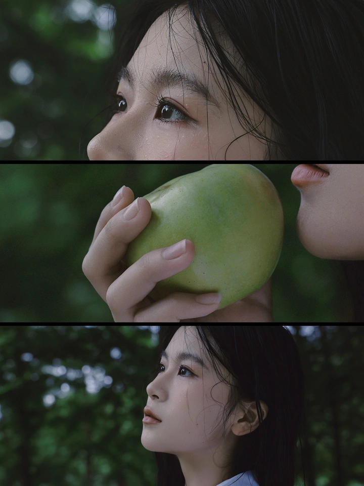 雨中青果