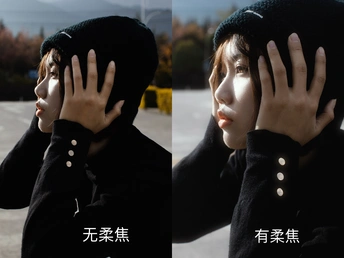 女孩举起双手捂住脸 男孩捂住脸