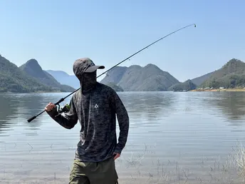 钓鱼服海南户外拍摄
