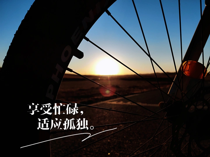 享受忙碌，适应孤独！