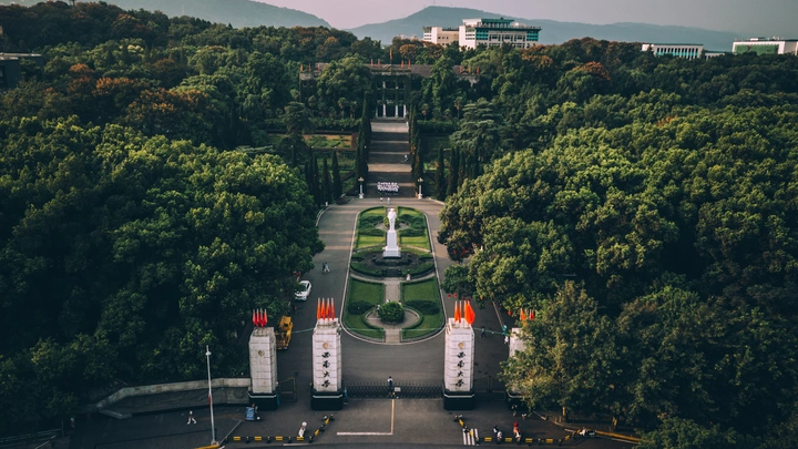 航拍西南大学