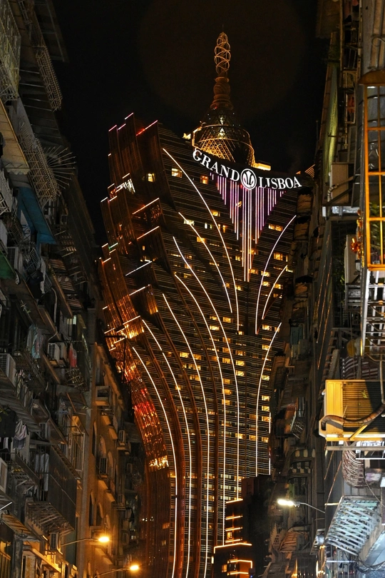 夜晚的大城市 高楼大厦