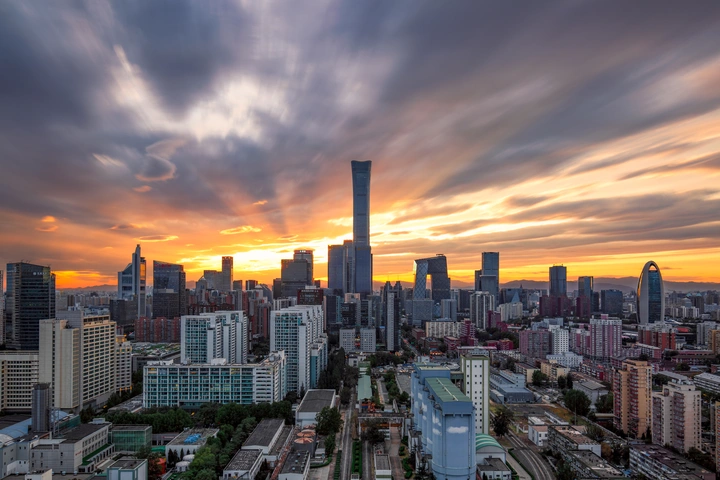 北京国贸丁达尔效应