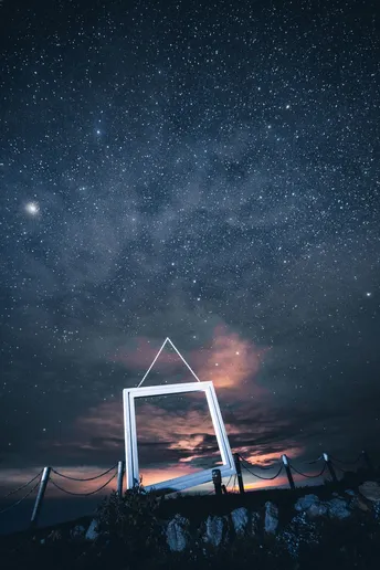 星空下的帐篷