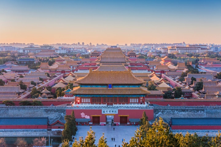 故宫晨光