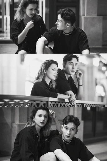 一群坐在一起的人