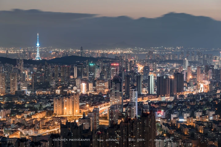 青岛城市夜景