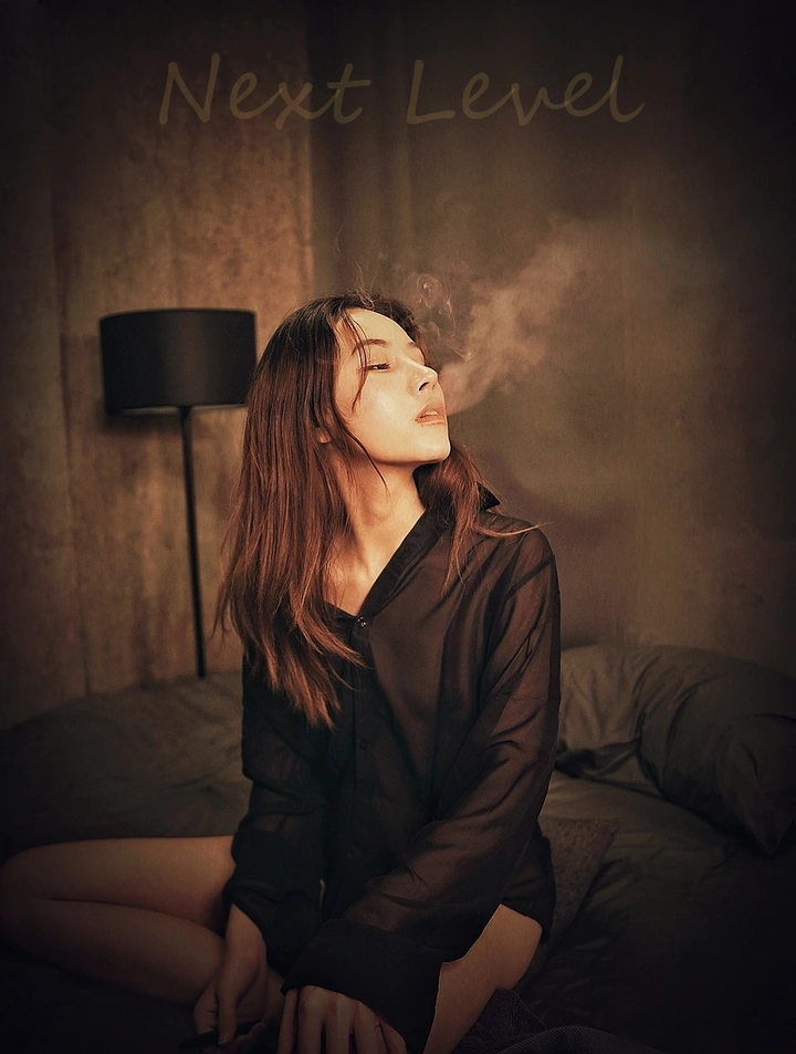 后一支烟 暗调摄影